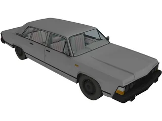 GAZ-14 Chaika (1977) 3D Model preview