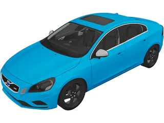 Volvo S60 3D Model preview