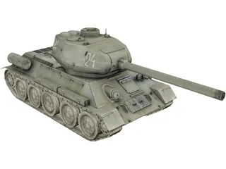 T-34 3D Model preview