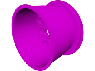 Honeycomb Rim 3D Model preview