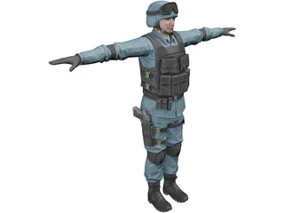 SWAT 3D Model preview