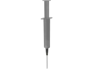 Syringe 3D Model preview