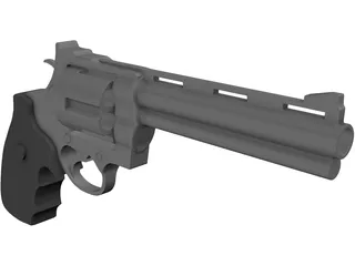 M9 Revolver 3D Model preview