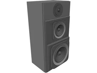 Speaker 3D Model preview
