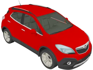 Opel Mokka (2013) 3D Model preview