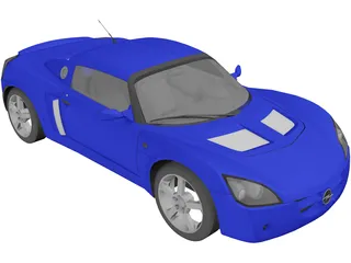 Opel Speedster (2004) 3D Model preview