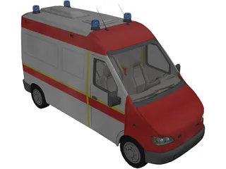 Ambulance 3D Model preview