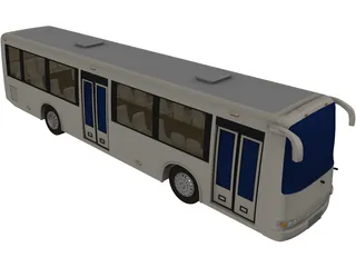 Bus China 3D Model preview