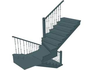 Staircase 3D Model preview