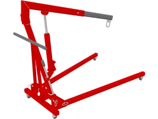 Engine Hoist 3D Model preview