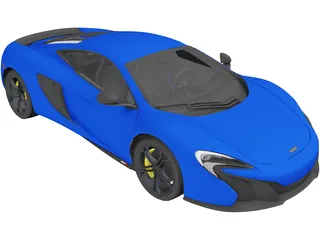 McLaren 650S (2015) 3D Model preview
