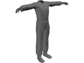 Cloth Surgical 3D Model preview