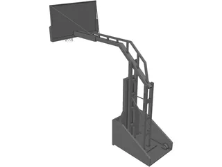 Basketball Stand 3D Model preview