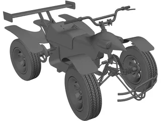 Quad Concept 3D Model preview