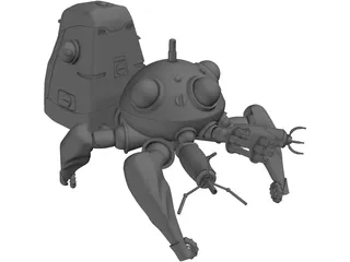 Tachikoma Robot 3D Model preview