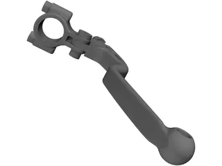 Clutch Lever Moto Bike Racing 3D Model preview