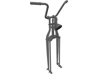 Springer Fork 3D Model preview