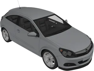 Opel Astra 3D Model preview