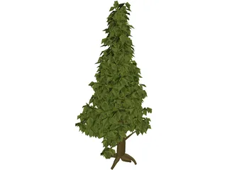 Needle Tree 3D Model preview