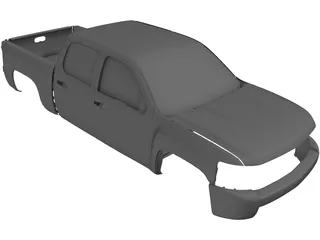 Chevrolet Silverado Body 3D Model preview