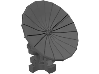 Satellite Dish 3D Model preview