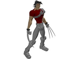 Wolverine 3D Model preview