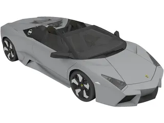 Lamborghini Reventon Roadster (2010) 3D Model preview