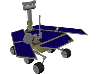 NASA Mars Rover 3D Model preview