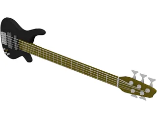 Strinberg 5 Bass Guitar 3D Model preview