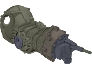 Volkswagen Beetle Transaxle 3D Model preview