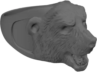 Ring Bear 3D Model preview