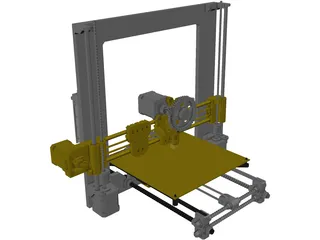 Prusa i3 3D Printer 3D Model preview