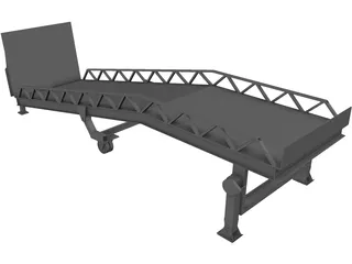 Forklift Ramp 3D Model preview