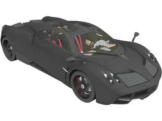 Pagani Huayra (2012) 3D Model preview