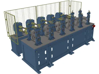 Roll Forming 3D Model preview