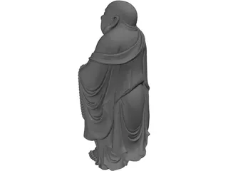 Buddha Statue 3D Model preview