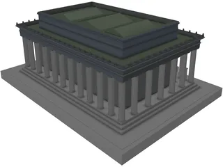 Lincoln Memorial 3D Model preview