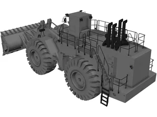 Caterpillar 994F 3D Model preview