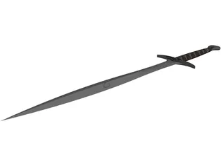 Sting Sword 3D Model preview