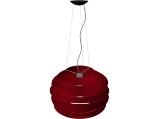 Le Soleil Suspension Lamp 3D Model preview