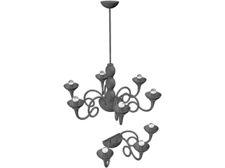 Pantalica Lamps 3D Model preview