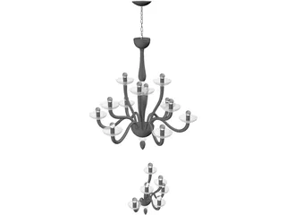 De Majo Lamp 3D Model preview