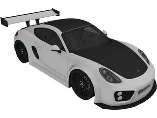 Porsche Cayman S (Tuning) 3D Model preview