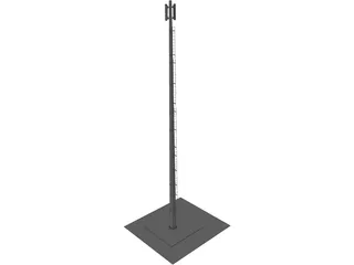 Cell Tower 24 Meters 3D Model preview