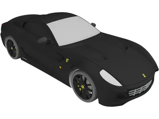 Ferrari 599 GTB 3D Model preview