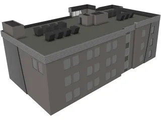 Office Building 3D Model preview