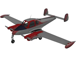 Let L-200 Morava 3D Model preview