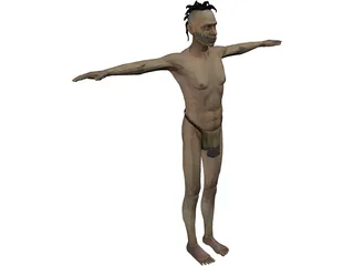 Tribesman 3D Model preview