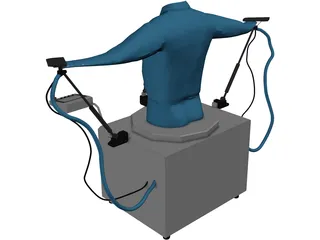 Ironing Mannequin 3D Model preview