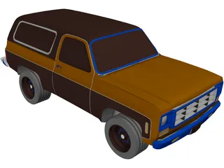 Chevrolet K-5 Blazer (1978) 3D Model preview